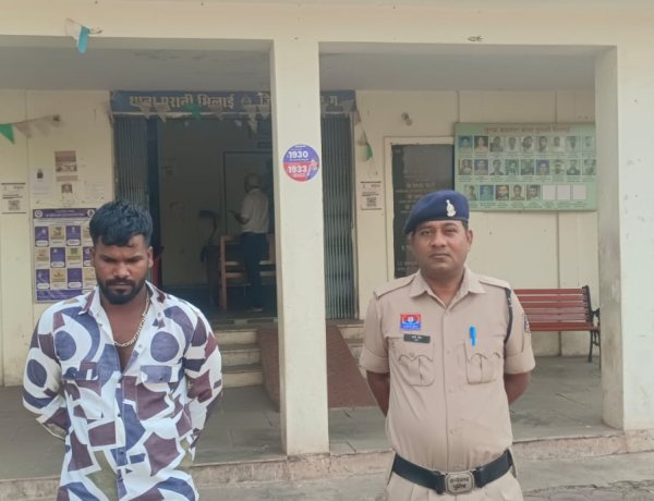 भिलाई में सट्टा पर पुलिस की रेड, युवक रंगे हाथ गिरफ्तार, 4025 रुपये