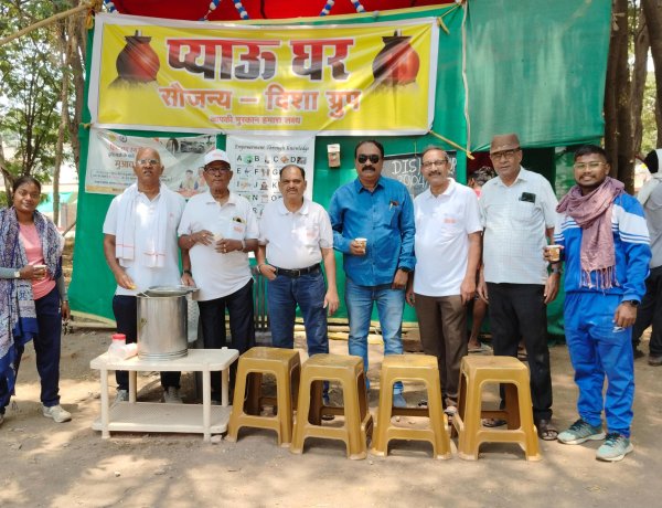 भीषण गर्मी में राहत का ठिकाना बना ‘दिशा’ का प्याऊ, शीतल जल और छाछ से राहगीरों को मिल रहा सुकून