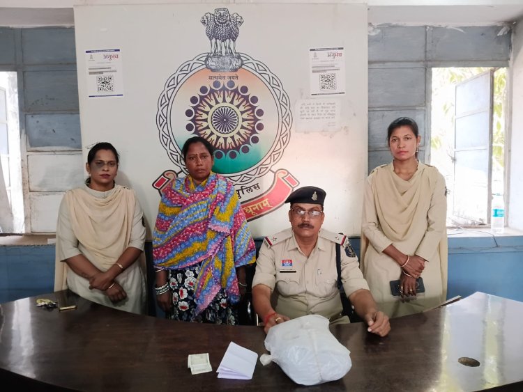 भिलाई में गांजा बेचती महिला गिरफ्तार, 1.13 किलो मादक पदार्थ जब्त