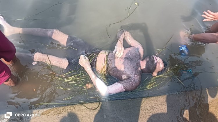 शिवनाथ नदी में डूबे अज्ञात युवक का शव बरामद, SDRF टीम ने किया रेस्क्यू