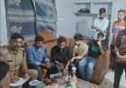भिलाई में फ्लैट बना ‘हुक्का अड्डा’, पुलिस रेड में 6 युवक गिरफ्तार