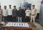 उर्स में सुरक्षा के बीच पुलिस का बड़ा एक्शन, 7 युवकों के पास मिले धारदार हथियार