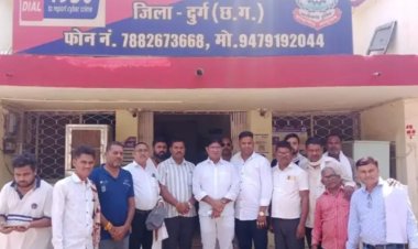 उतई में पुतला दहन बना विवाद, कांग्रेस जिलाध्यक्ष राकेश ठाकुर सहित 8 गिरफ्तार, बाद में रिहा