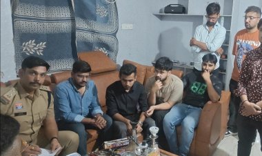 भिलाई में फ्लैट बना ‘हुक्का अड्डा’, पुलिस रेड में 6 युवक गिरफ्तार