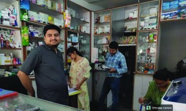 दुर्ग में दवा दुकानों पर सख्ती, 3 मेडिकल स्टोर पर गड़बड़ी, नोटिस जारी