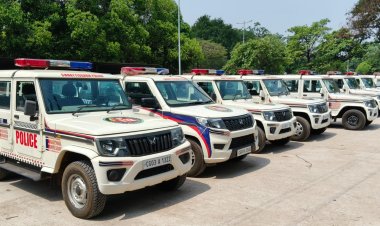डायल-112 अब और हाईटेक, दुर्ग पुलिस को मिले 39 नए वाहन