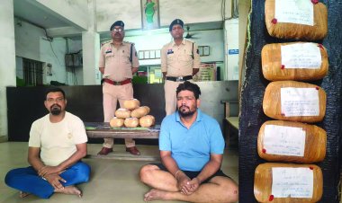 गांजा और नशीले इंजेक्शन के साथ 5 आरोपी गिरफ्तार