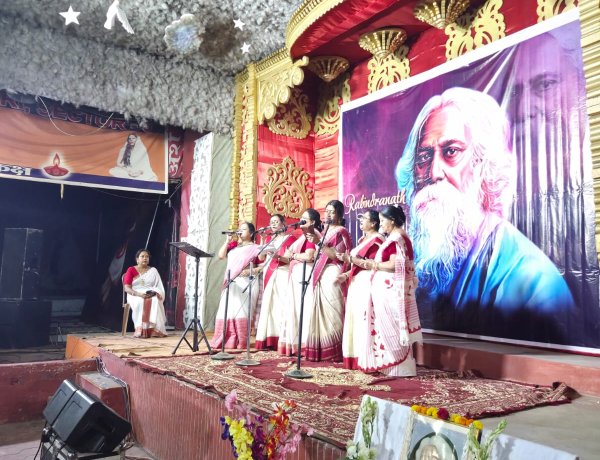 भिलाईनगर कालाबाड़ी में सजी संस्कृतिक संध्या, समधुर गीतों से ठाकर को दी गुरुदेव रवीन्द्रनाथ ठाकुर को श्रद्धांजिल