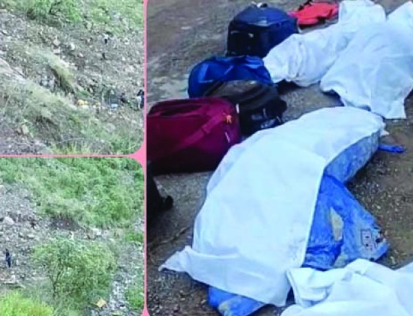 हिमाचल में बड़ा सड़क हादसा, खाई में गिरी टेंपो ट्रैवलर; 6 पर्यटकों की मौत