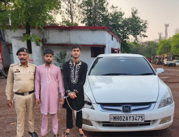 चेकिंग से बचने पुलिस जवान को कुचलने की कोशिश, नागपुर के दो युवक गिरफ्तार