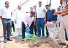 स्कूल शिक्षा मंत्री गजेन्द्र यादव ने प्रथम बटालियन परिसर में किया पौधरोपण