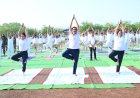 सीएएफ जवानों ने मनाया अंतरराष्ट्रीय योग दिवस, 400 जवानों और परिवारजनों ने किया योगाभ्यास