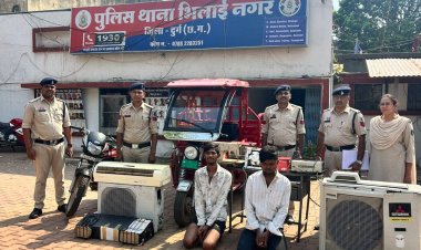 सेक्टर-10 में चोरी करने वाला गिरोह पकड़ाया, नाबालिग सहित तीन गिरफ्तार, कबाड़ी भी पुलिस गिरफ्त में