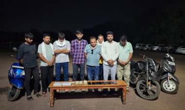 गनियारी में जुआ अड्डे पर पुलिस का बड़ा छापा, 8 जुआरी गिरफ्तार, ₹5.20 लाख की संपत्ति जब्त