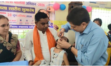 दुर्ग में पल्स पोलियो अभियान को मिली शानदार शुरुआत, पहले ही दिन 81 प्रतिशत बच्चों को पिलाई गई पोलियो की खुराक