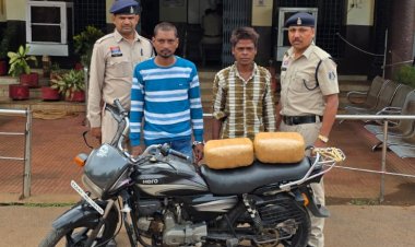 दुर्ग पुलिस की बड़ी कार्रवाई: 5.189 किलो गांजा के साथ दो तस्कर गिरफ्तार, ₹2.80 लाख का माल जब्त