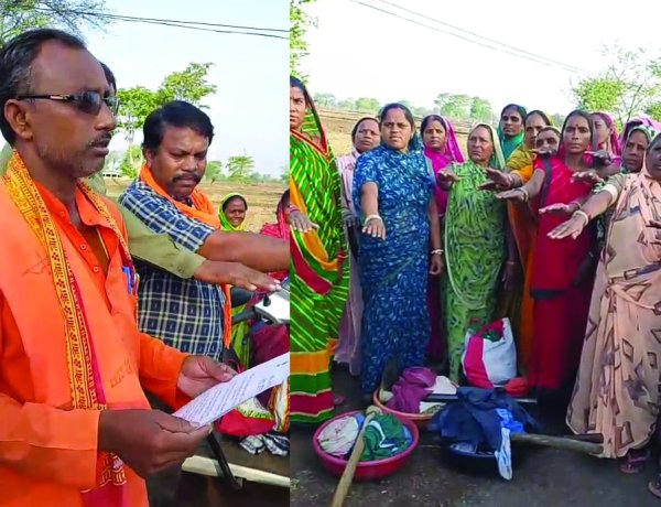 निकुम में जल संरक्षण की शपथ, सरपंच भागवतराम पटेल ने कहा- हर बूंद बचाना समय की जरूरत