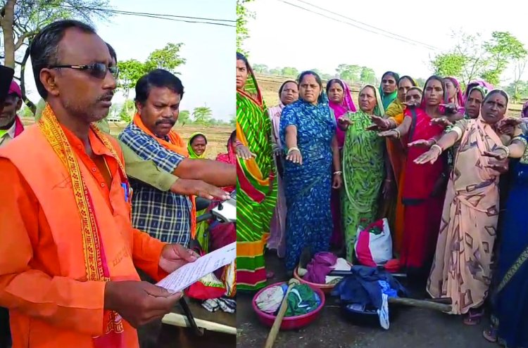 निकुम में जल संरक्षण की शपथ, सरपंच भागवतराम पटेल ने कहा- हर बूंद बचाना समय की जरूरत