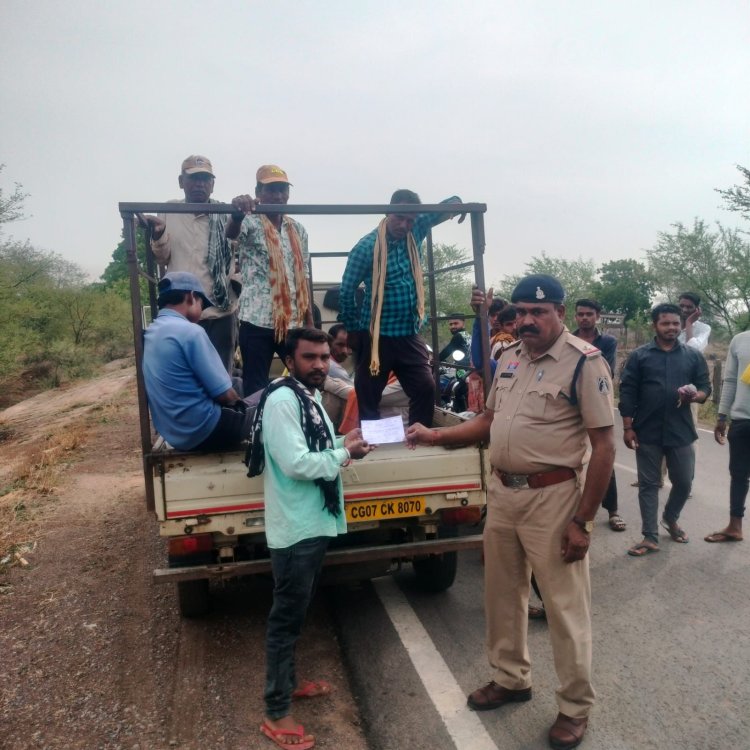 सड़क सुरक्षा पर सख्ती, एक सप्ताह में 74 मालवाहक वाहनों पर कार्रवाई