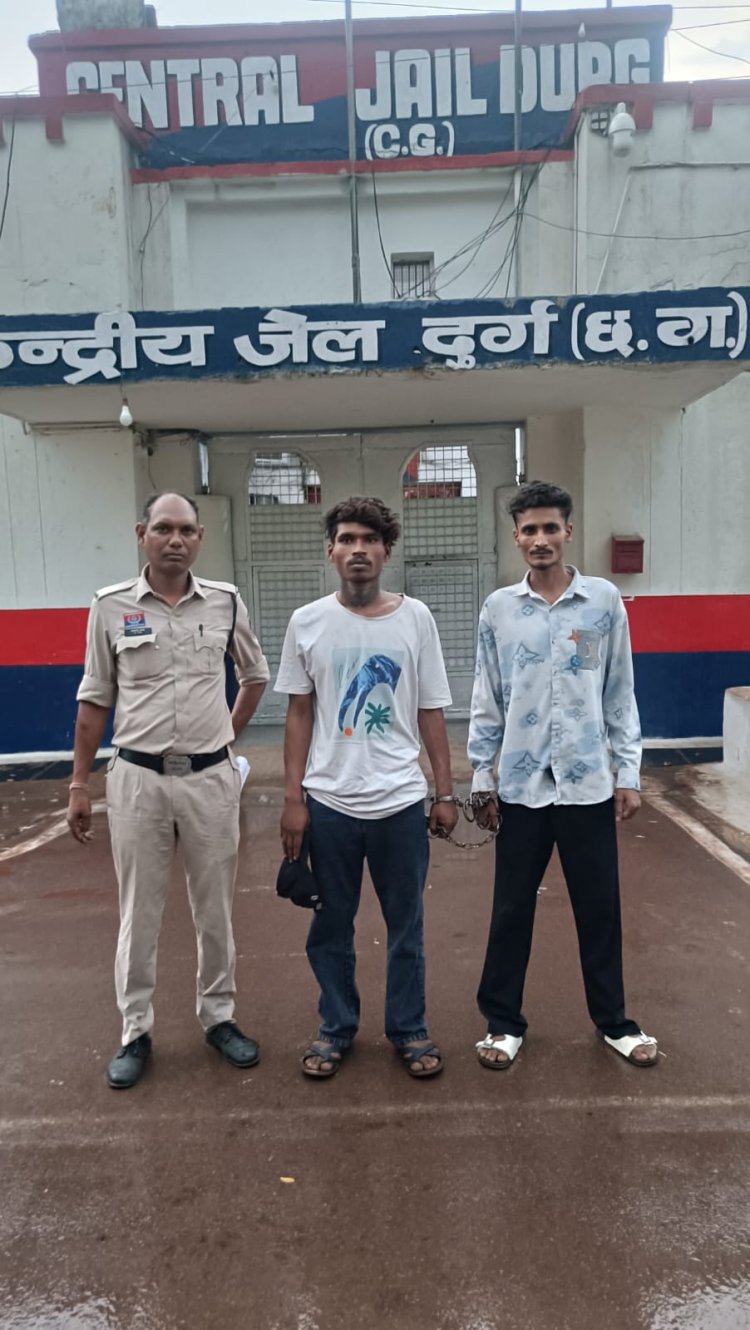 धमधा नाका मंडी में हथियार लहराकर दहशत फैलाने वाले दो आरोपी गिरफ्तार