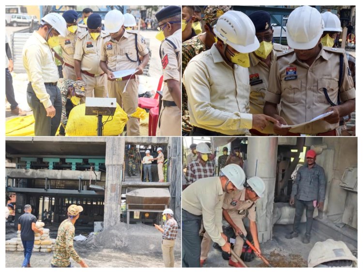 लगभग 4 क्विंटल मादक पदार्थों का नष्टीकरण, धमतरी पुलिस की बड़ी कार्रवाई