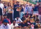 रायपुर में शिक्षा मंत्री गजेंद्र यादव के इस्तीफे की मांग, पेपर लीक के विरोध में छात्रों का प्रदर्शन