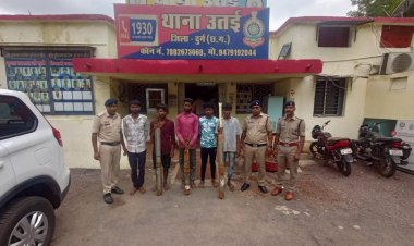 10 घंटे में 3 चोरी का खुलासा, 5 आरोपी गिरफ्तार