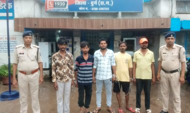 सुपेला पुलिस का वारंट अभियान, 6 वारंटी गिरफ्तार, न्यायालय में किया गया पेश