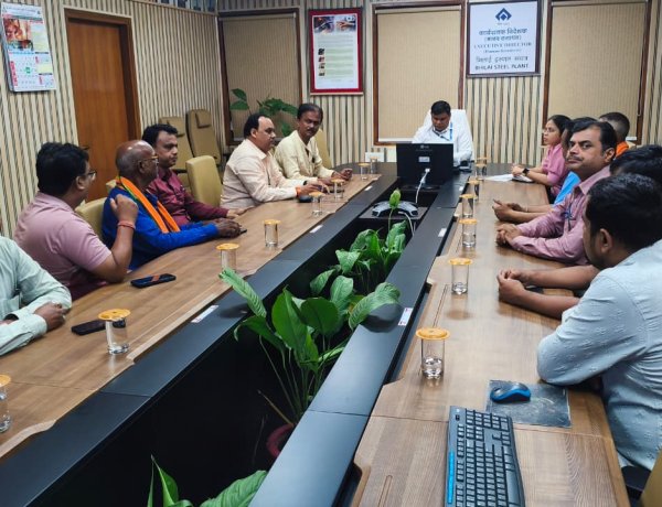 महिला ट्रेड अप्रेंटिस और ठेका श्रमिकों के मुद्दों पर बीएसपी प्रबंधन से वर्कर्स यूनियन की अहम बैठक