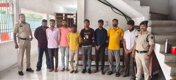 ₹10 हजार के लालच में बने साइबर गैंग के मददगार, 9 म्यूल खाताधारक और एजेंट गिरफ्तार