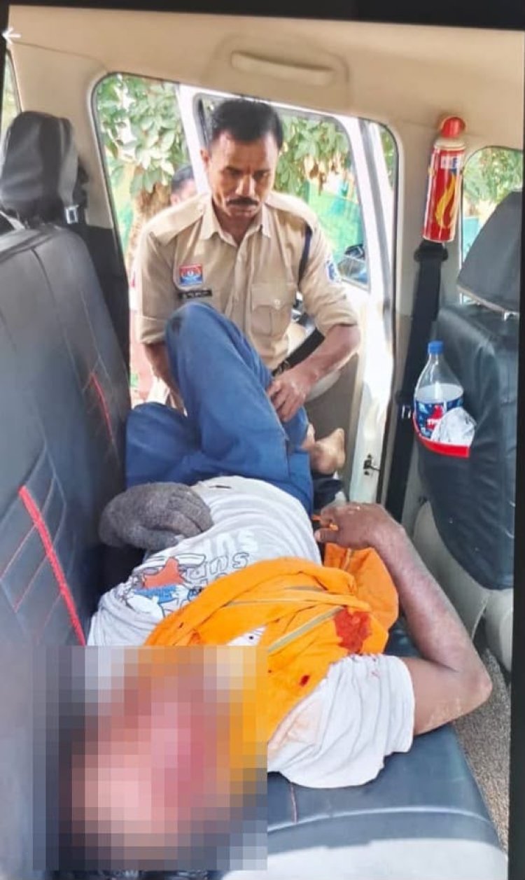अलग-अलग दुर्घटनाओं में घायल दो लोगों को समय पर अस्पताल पहुंचाया, डायल-112 टीम की त्वरित कार्रवाई