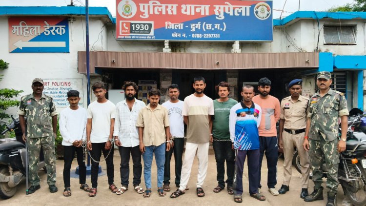 साइबर ठगी की रकम खपाने वालों पर दुर्ग पुलिस का शिकंजा, 13 म्यूल बैंक खाताधारक गिरफ्तार