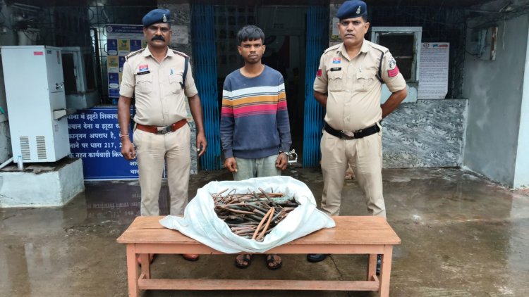 लक्ष्मी मार्केट के गोदाम से एसी कॉपर वायर चोरी का खुलासा