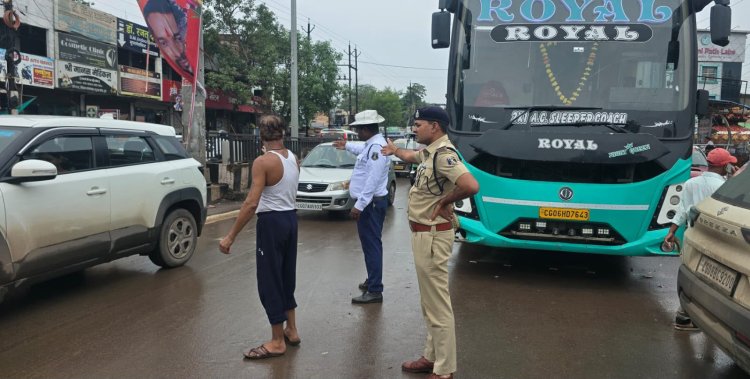 ब्रेकडाउन वाहन को पुलिस की मदद, बहाना बनाकर सड़क रोकने वालों पर सख्ती