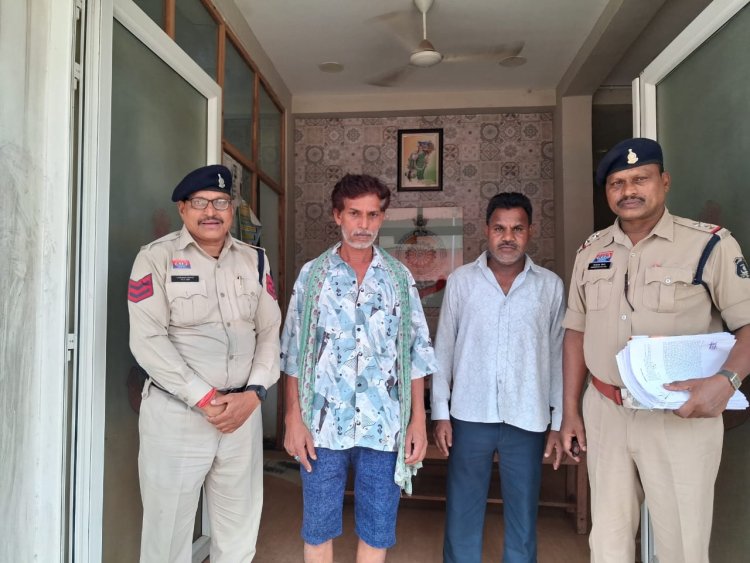 असली हिस्सेदार की जगह दूसरे व्यक्ति को खड़ा कर बेच दी कृषि भूमि, दो फरार आरोपी गिरफ्तार