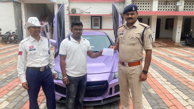 मॉडिफाइड कार और ब्लैक फिल्म का शौक पड़ा भारी, कोर्ट ने लगाया ₹16 हजार का जुर्माना