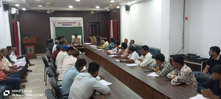 गणेश उत्सव पर दुर्ग पुलिस का सख्त पहरा, 50 से ज्यादा पंडाल समितियों को दिए सुरक्षा के निर्देश