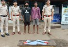सुपेला में हथियार लहराकर लोगों को डराने वाले दो आरोपी गिरफ्तार