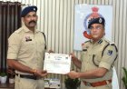 जनसुरक्षा और अपराध नियंत्रण में बेहतर काम करने वाले 22 पुलिसकर्मी सम्मानित