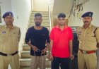पुरानी रंजिश में युवक के पेट पर धारदार हथियार से वार, दो आरोपी गिरफ्तार