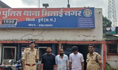 32 बंगला में तीन युवकों के पास मिले अवैध हथियार, एक पिस्टल और दो कारतूस बरामद