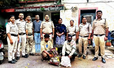 अवैध शराब के खिलाफ आबकारी विभाग की कार्रवाई, 4 आरोपी गिरफ्तार