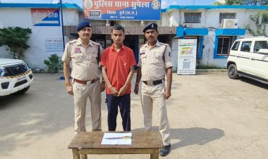 हिमालय कॉम्प्लेक्स के पास धारदार हथियार लहराकर दहशत फैलाने वाला युवक गिरफ्तार