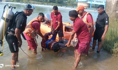 खारून नदी में डूबे 38 वर्षीय व्यक्ति का शव बरामद, SDRF के एक्सपर्ट डीप डाइवर्स ने चलाया सघन रेस्क्यू अभियान