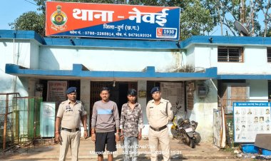बीआरपी चौक में चाकू-चापड़ लहराकर लोगों को डराने वाले दो आरोपी गिरफ्तार