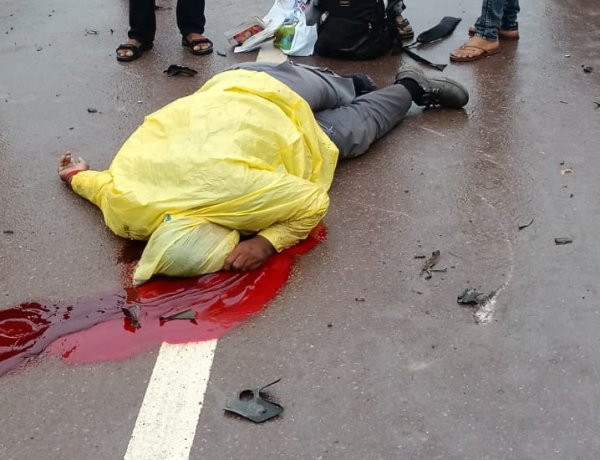 कोसानाला टोल प्लाजा के पास दर्दनाक हादसा, रेलवे कर्मचारी की मौत