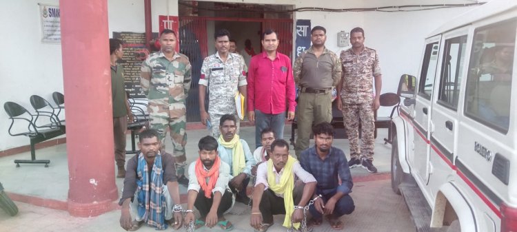 गौवंश वध के मामले में 6 आरोपी गिरफ्तार, मांस और अवशेष बरामद