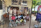 समोदा के गोदाम में चोरी का खुलासा: 3 नाबालिग सहित 6 आरोपी गिरफ्तार, कबाड़ी भी पकड़ा गया