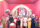 रबिन्द्र निकेतन कालीबाड़ी में 40वां दुर्गोत्सव, सप्तमी को उमड़े श्रद्धालु