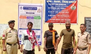 जंगल के रास्ते 32 गोवंश ओडिशा ले जा रहे थे, 3 आरोपी गिरफ्तार